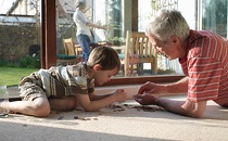 Grandpa and grandson.