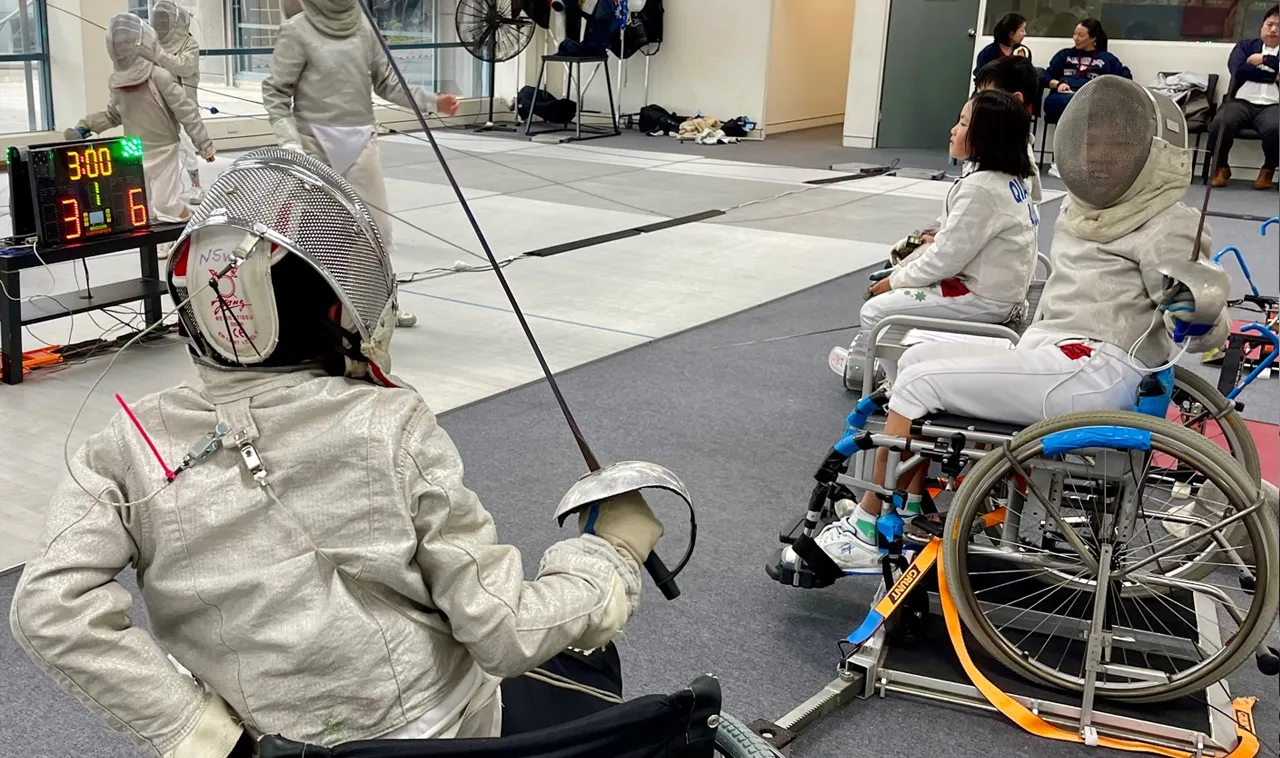 Youth Para Fencing Training