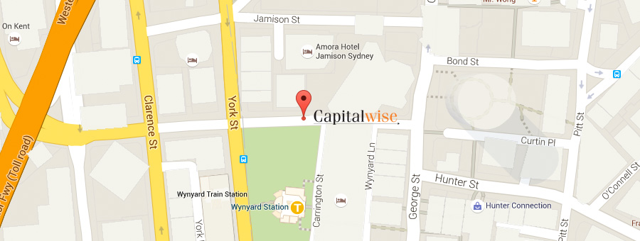 Capitalwise location Level 3/50 Margaret Street Sydney