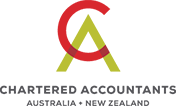 Chartered Accountants Australia and New Zealand logo.