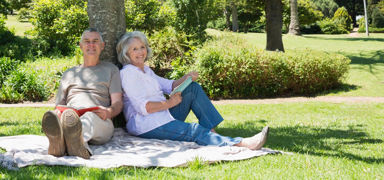 Happy couple enjoying retirement