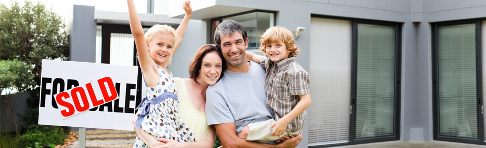 Family of four who have purchased a home.